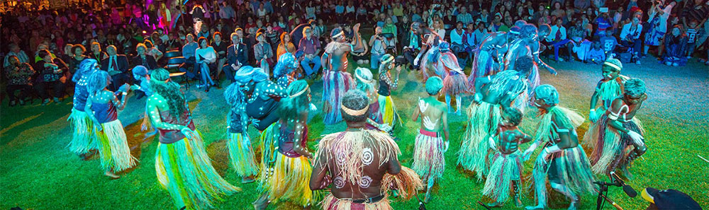 Lockhart River Dancers perform at CIAF 2015.